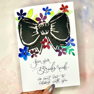 Personalisierte benutzerdefinierte Nachricht Blumengeburtstage | Benutzerdefinierte Kalligraphie | Geburtstagskarte | Mama, Tante, Schwester, Tochter Geburtstagskarte
