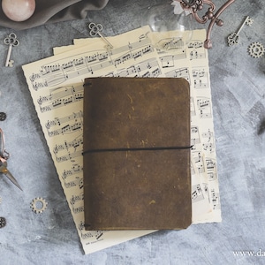 Traveler&#39;s Notebook Baukasten Format A5 - Basis Traveler&#39;s Notebook ohne Taschen