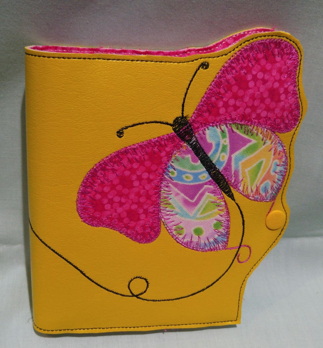 Embroidered Notebook Cover Etsy