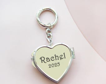 Herz-Schleife Schlüsselanhänger Aus Acryl – Weiß-silber Mit Perlen, Ca. 14 Cm, Für Handtasche & Autoschlüssel