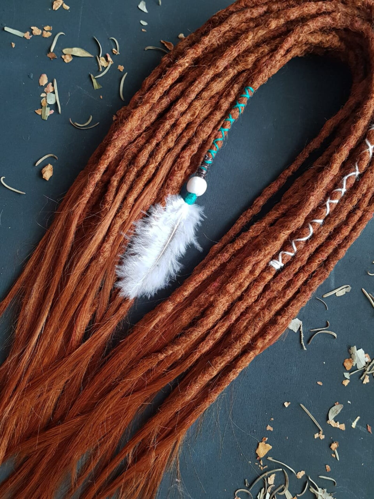 Ginger Dreadlocks Double Ended Synthetic Dreads Thin Dreads DE Etsy