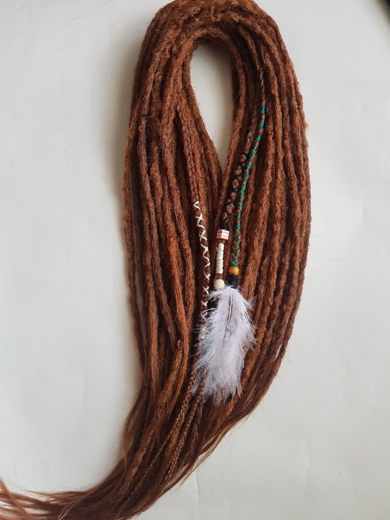 Redhead DE SE dreadlocks Ginger Dreads Extensions Full Set Etsy