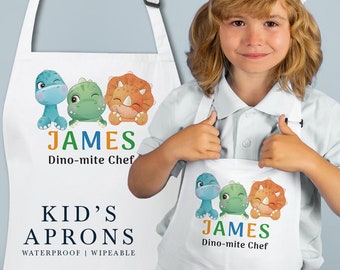 Dino-mite Chef | Kid's Apron | Dinosaur