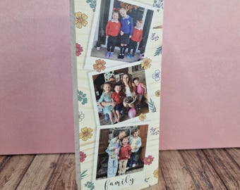 Photo Collage Photo Block - Wooden - Keepsake – Personalised