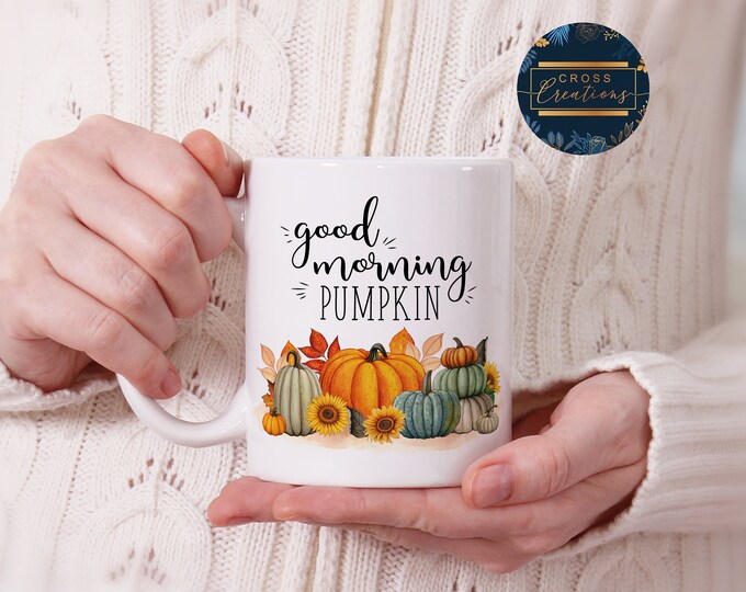 Personalized Autumn Pumpkin Mug | Cosy Fall Decor