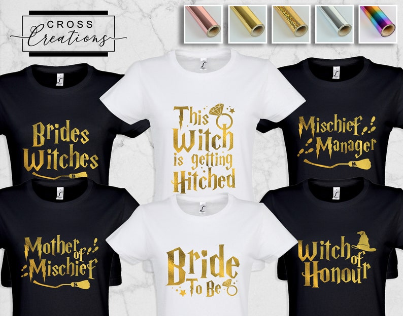 Witch Themed Hen Party T-shirts 