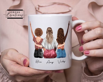 Best Friend - Besties - Friendship | Mug | Pillow | Framed Print
