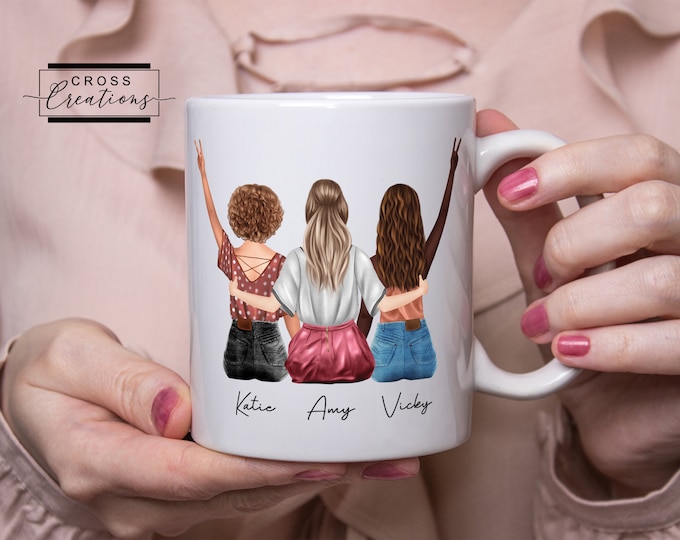 Best Friend - Besties - Friendship | Mug | Pillow | Framed Print