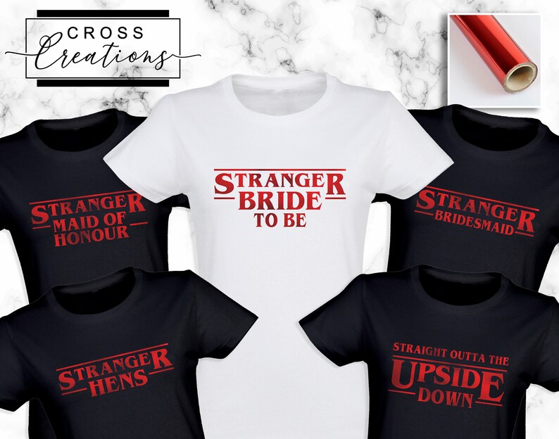 Stranger Things Themed Hen Party T-Shirt image 1