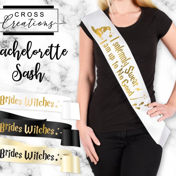 Witches Themed Sashes | Hen Party | Bachelorette