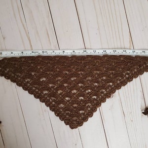 Crochet Bandana Kerchief, Sunday Crochet Kerchief, Church Veil for women, girls bandana headband headcover 画像 4