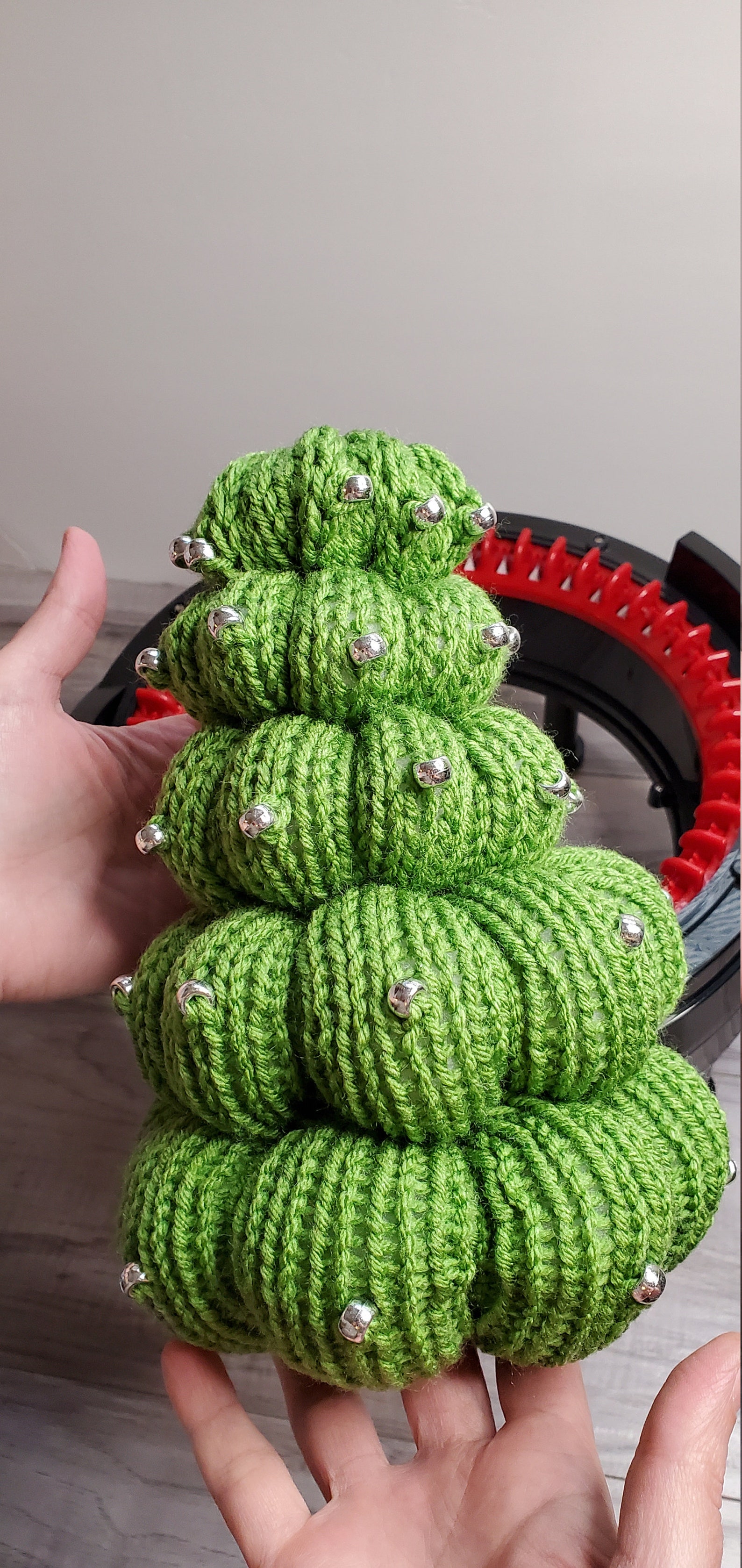 Christmas Tree Machine Knit Pattern Addi Christmas Tree - Etsy