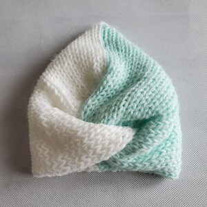 Baby Turban Addi Knitting Machine PATTERN / Newborn Hat Knit Machine ...