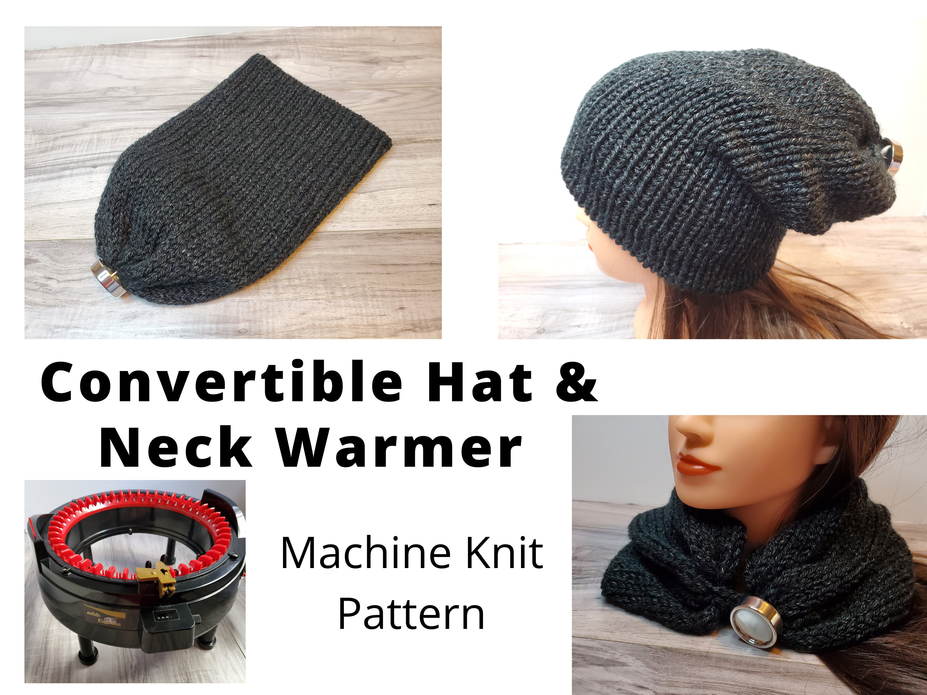 Sentro Knitting Machine for Beginners: Knit a Reversible Hat