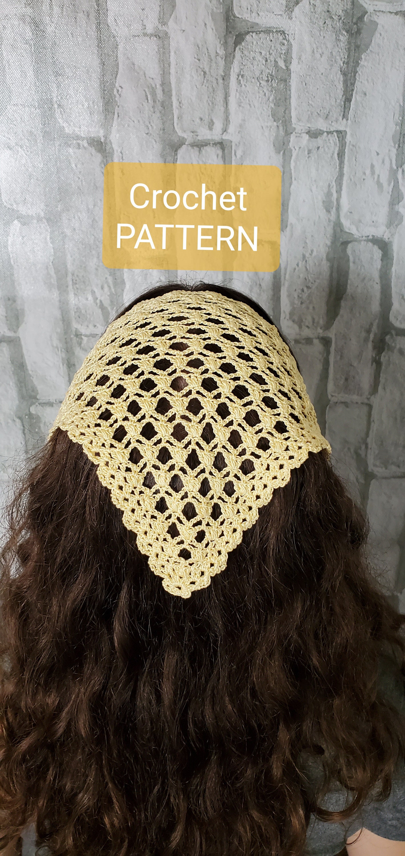 Gloria Kerchief Shawl Pattern