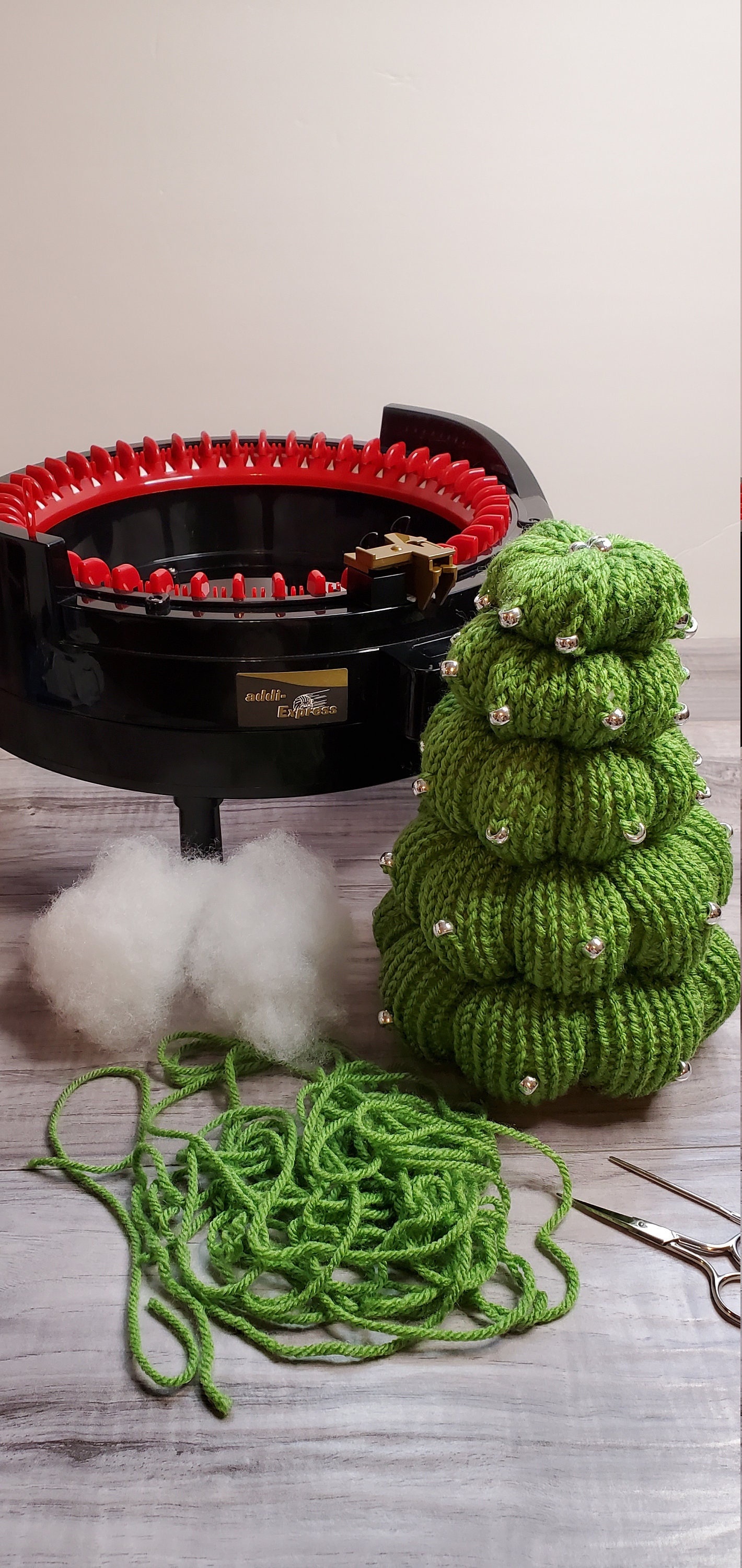 Christmas Tree Machine Knit Pattern Addi Christmas Tree - Etsy