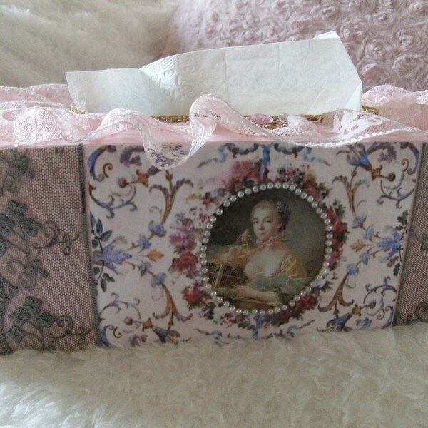 Boite à mouchoirs boudoir romantique cadeaux pour femme