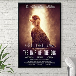 Custom Movie Poster Print Your Dog Or Pet As A Movie Hero Etsy