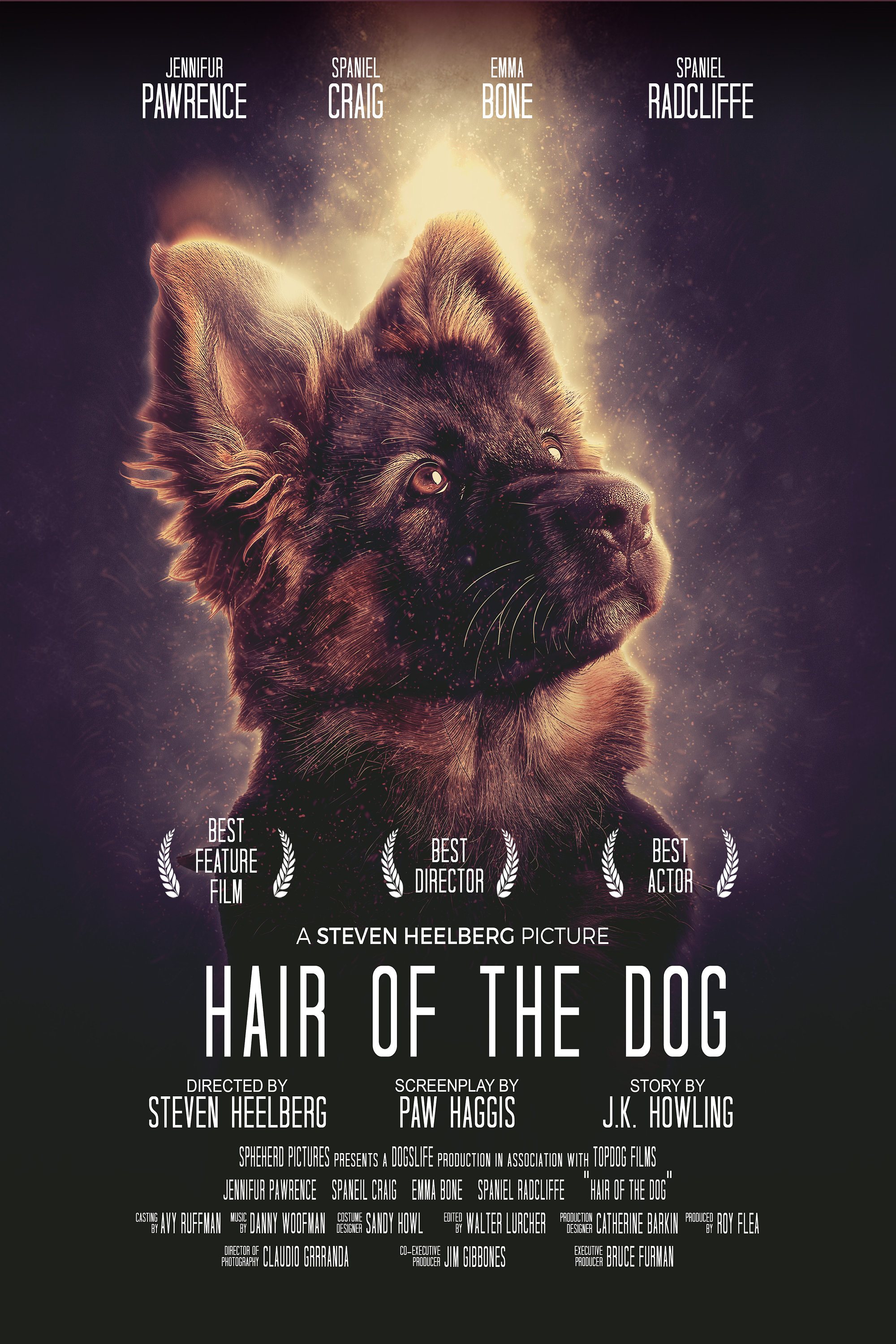 PERSONALIZED Dog Movie Poster Gift | German Shepherd, GSD or Your