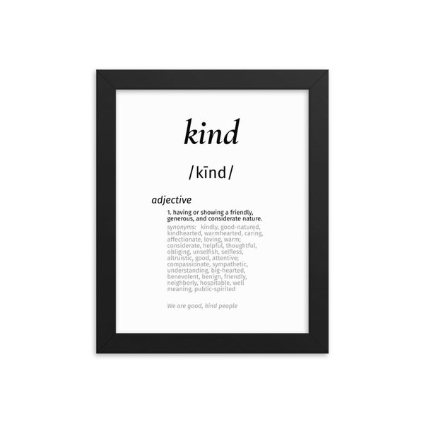 Definition Wall Art Etsy