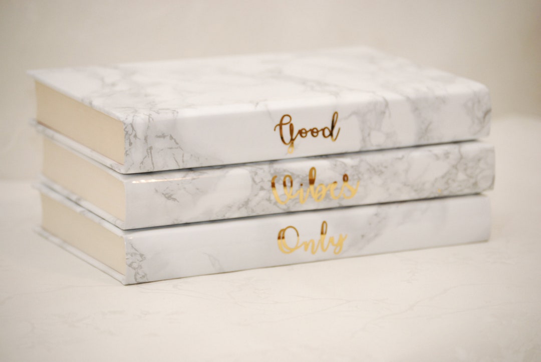 Coco Chanel Decorative Designer Minimalist 4 Book Stack Adornment