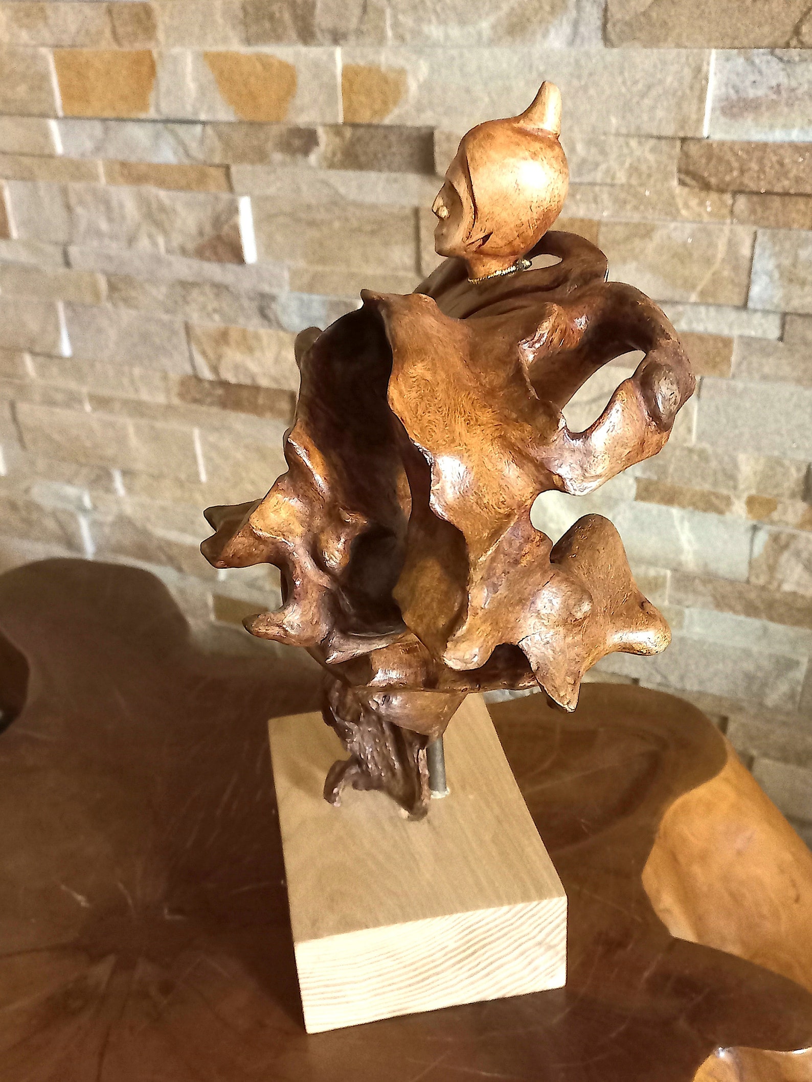 Abstract Driftwood Art Old Oak Sculpture Wooden Plastic Etsy