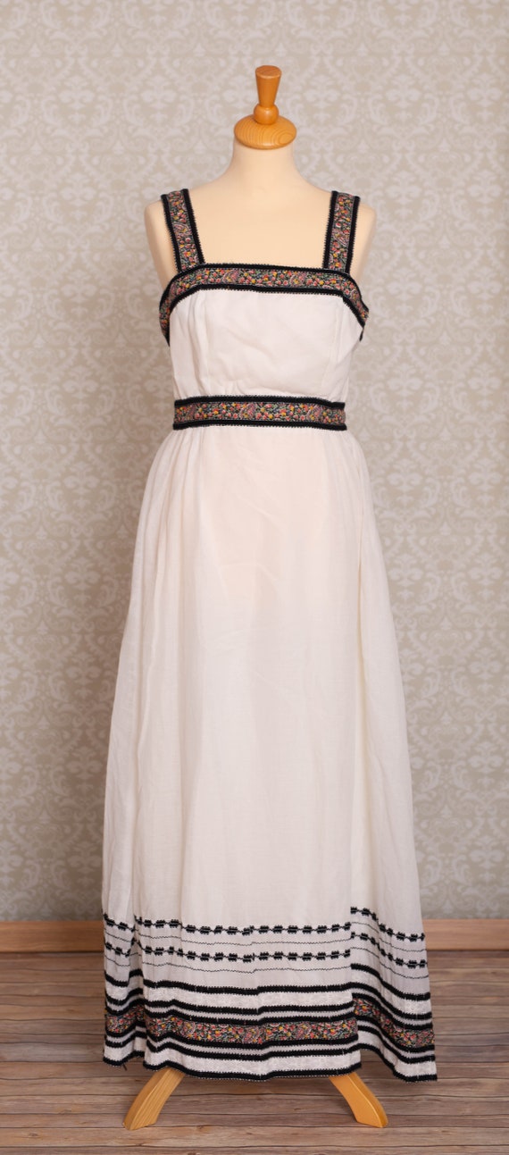 1970s Boho Women Dress