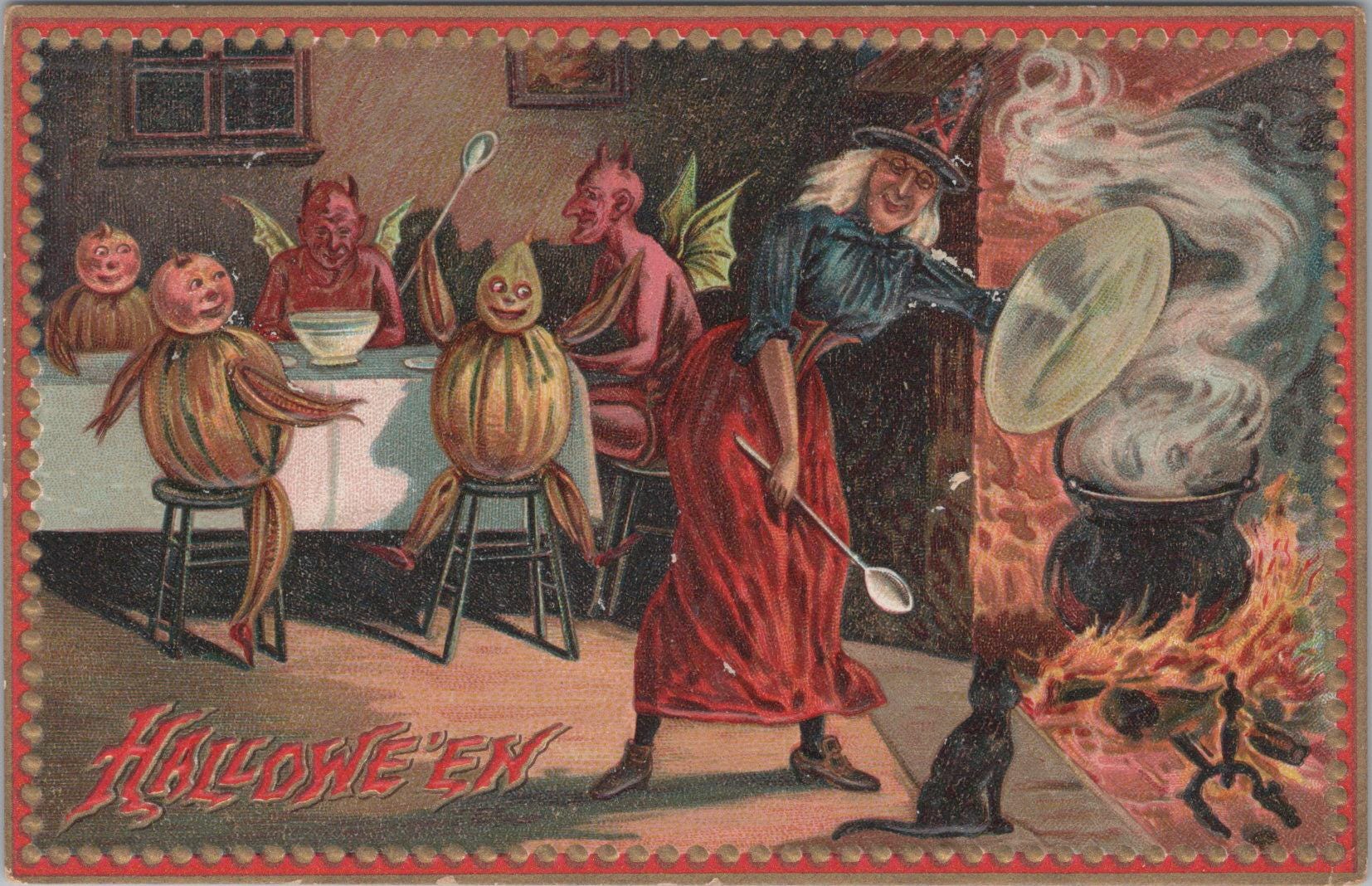 Antique Devil Halloween - Etsy