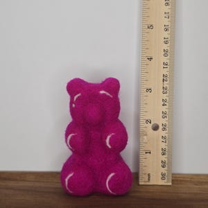 Gummy bear; needlefelted gummy bear