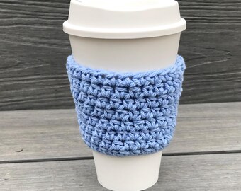 Crochet Coffee Cup Cozy, Travel Cup Sleeve