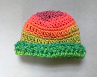 Gorro de crochet para bebé, gorro para bebé, gorro para recién nacido