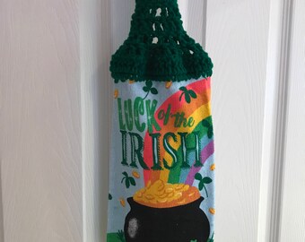 Luck of the Irish Hanging Kitchen Towel