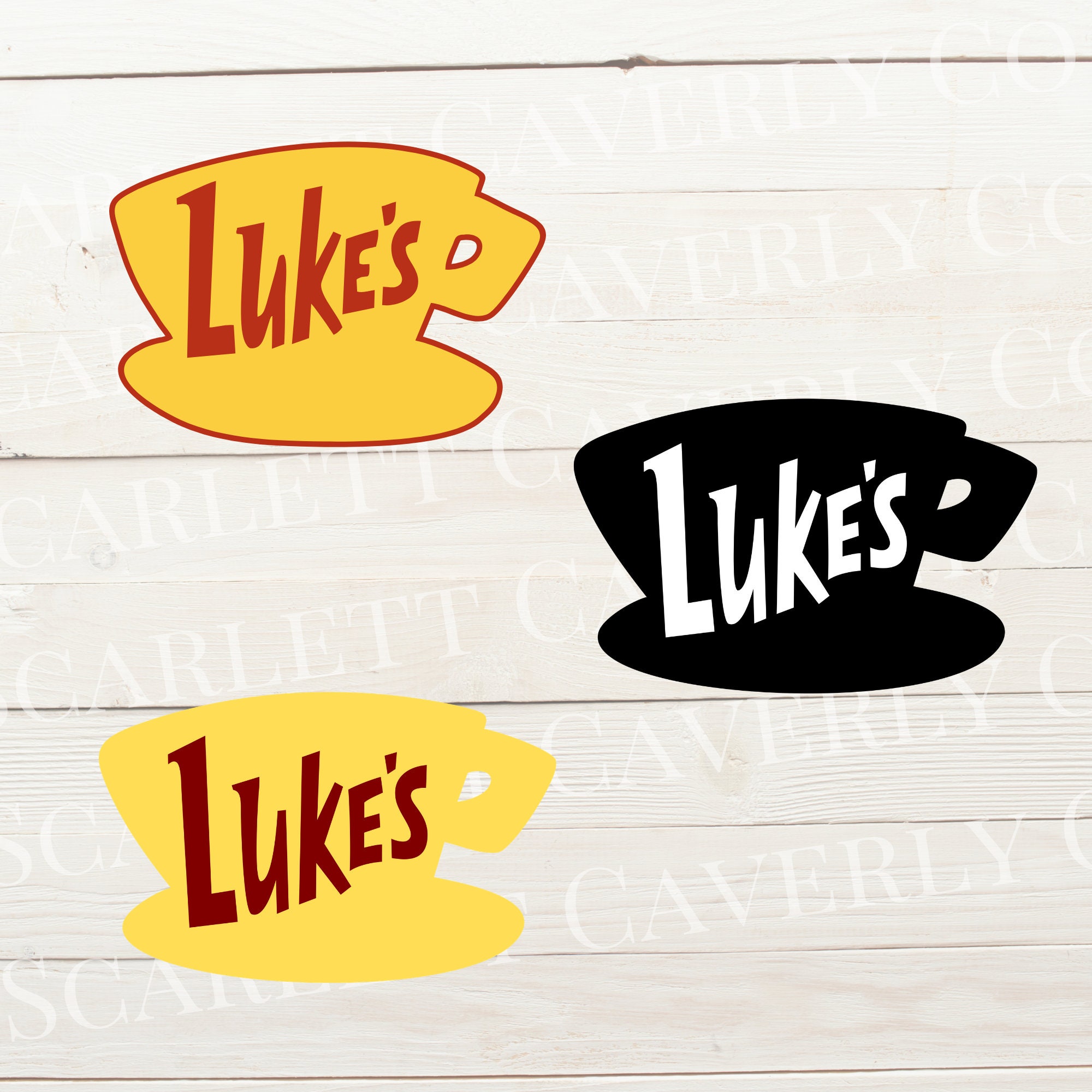 Luke's Diner Logo en PNG Luke's Diner Mug Gilmore | Etsy