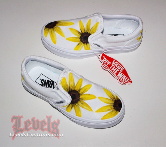 vans slip on tournesol