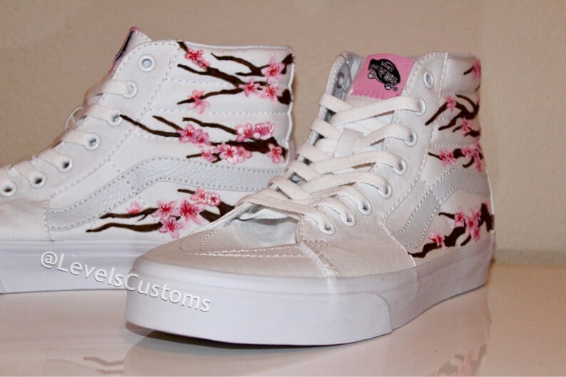 Cherry Blossom Custom Vans Etsy
