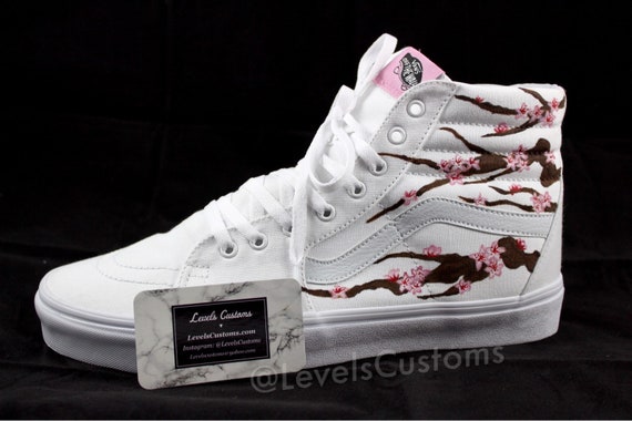 cherry blossom shoes vans