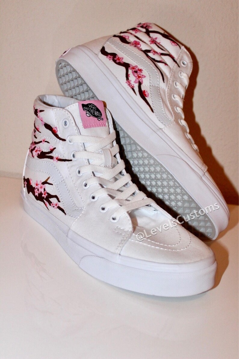 Cherry Blossom Custom Vans Etsy