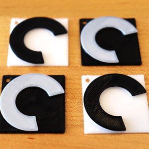 3D-gedruckter Criterion Collection Logo Schlüsselanhänger