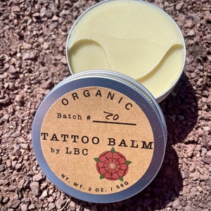 Organic Tattoo Balm by LBC - Natural (Unscented)