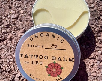 Organic Tattoo Balm by LBC - Natural (Unscented)