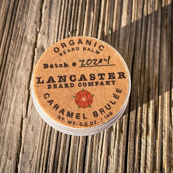 Organic Caramel Brulee Beard Balm