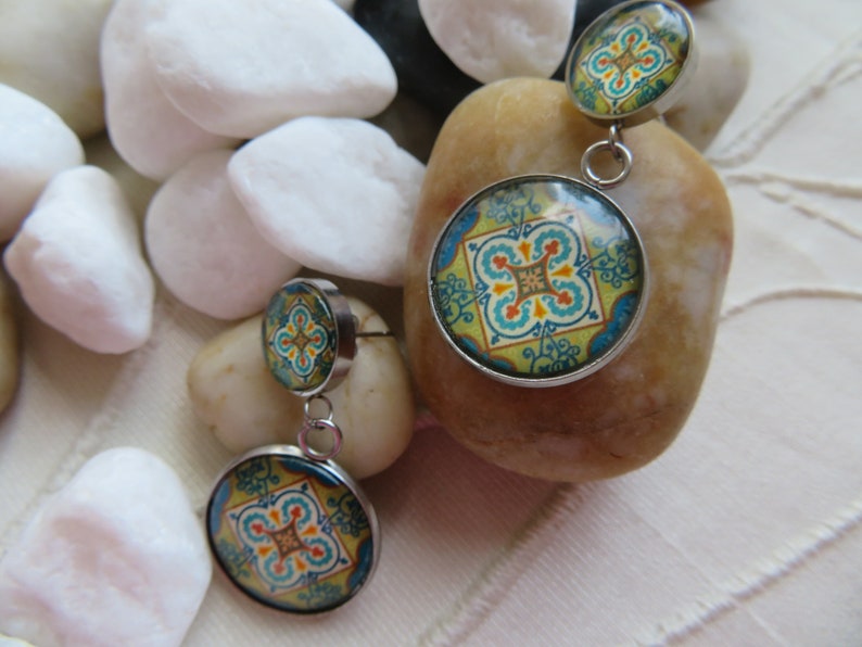 Earrings mandala 4