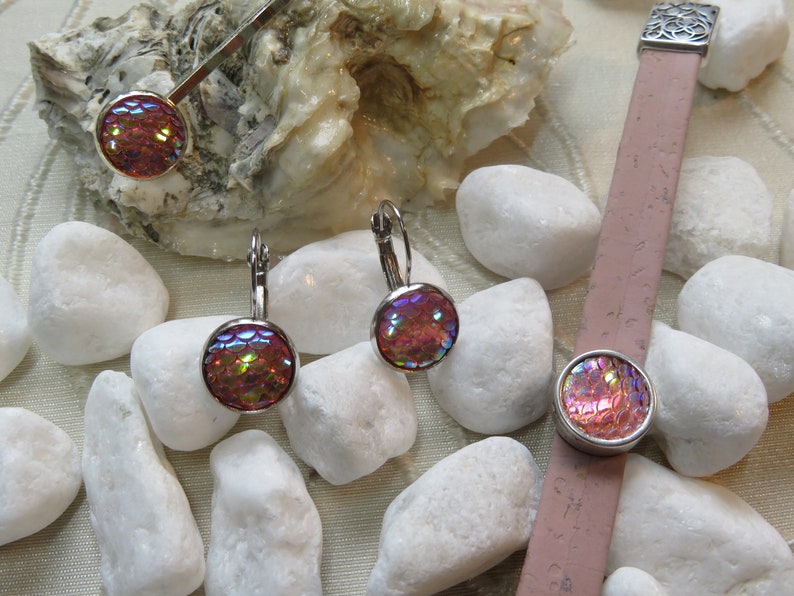 Hair Jewelry mermaid pink holographic