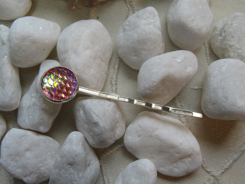Hair Jewelry mermaid pink holographic