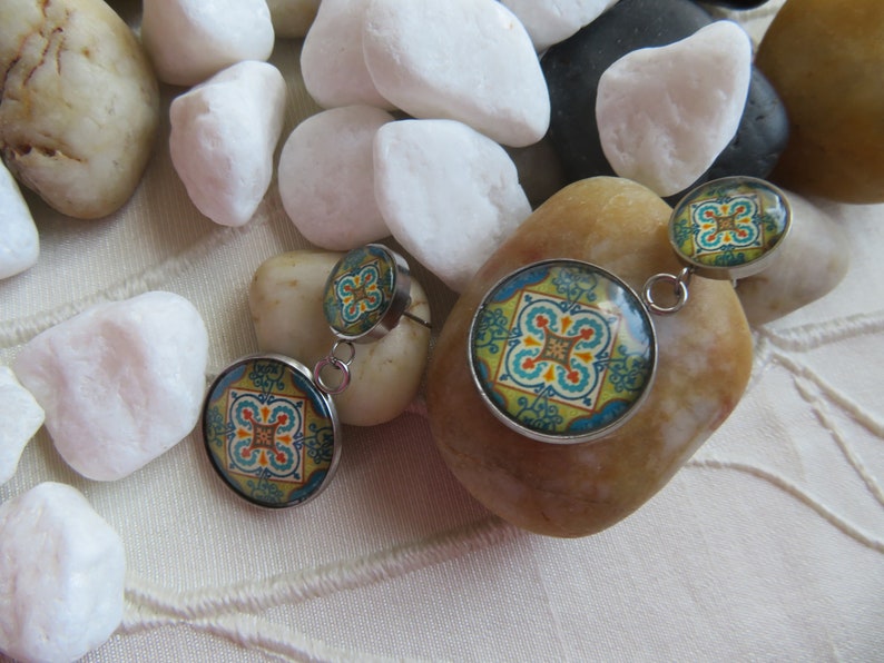 Earrings mandala 4