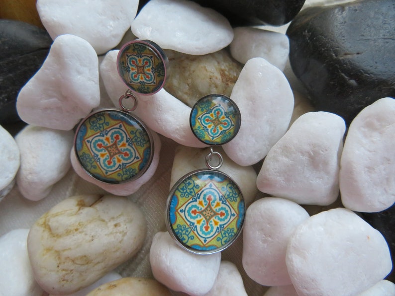Earrings mandala 4