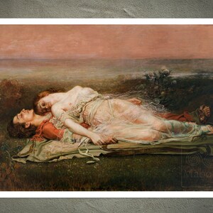 Rogelio de Egusquiza “Tristan und Isolde” (c.1910) - Premium Reproduction Giclée Fine Art Print