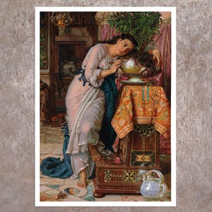 William Holman Hunt "Isabella and the Pot of Basil" (1867) - Giclée Fine Art Print