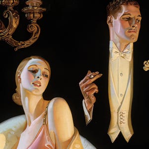 Vintage Advertising Poster Artwork for "Arrow collars" (c.1932) by J.C Leyendecker - Giclée Fine Art Print image 4
