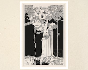 John Austen "Hamlet" (c.1922) Vintage Book Illustration - William Shakespeare - Giclée Fine Art Print